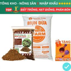 Xơ Dừa Xử Lý 1kg - Giải Pháp Dinh Dưỡng Tối Ưu cho Rau, Hoa, Cây Dâu Tây và Thủy Canh, Giữ Ẩm và Tạo Độ Tơi Xốp cho Đất