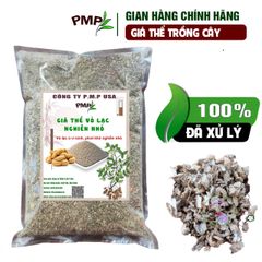 Vỏ Lạc Nghiền Hữu Cơ BIO PMP - Giá Thể Trồng Cây, Giúp Giữ Ẩm, Tăng Mùn và Phát Triển Hệ Vi Sinh Tốt Nhất 1kg