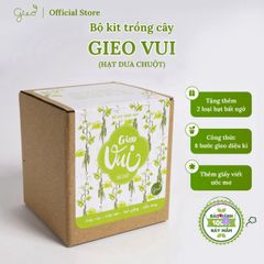 Bộ Trồng Cây Ô-Seed - Hạt Giống Dưa Chuột Vui Vẻ Kèm Hướng Dẫn Gieo Hạt và Quà Tặng Bất Ngờ - Khám Phá Điều Kỳ Diệu