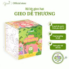 Bộ trồng cây Ô-Seed - Gieo Mầm Thiên Thần - Khám Phá 3 loại hạt giống bí ẩn cho trẻ em - Trải nghiệm gieo hạt thú vị và sáng tạo