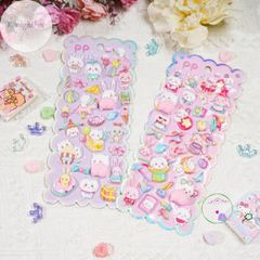 Miếng Dán 3D Hoạt Hình Động Vật K2nightFee - Trang Trí Điện Thoại & Văn Phòng Đáng Yêu, Giảm Căng Thẳng, Chất Liệu Cao Cấp