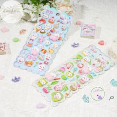 Miếng Dán 3D Hoạt Hình Động Vật K2nightFee - Trang Trí Điện Thoại & Văn Phòng Đáng Yêu, Giảm Căng Thẳng, Chất Liệu Cao Cấp