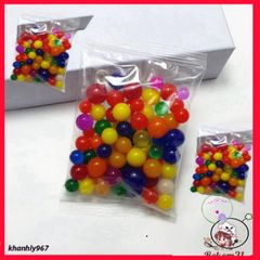 Bộ 100 Hạt Nở Đại Khổng Lồ Nhiều Màu - Trang Trí Đẹp Mắt Cho Ngày Lễ, Tiệc Tùng, và Không Gian Sống Thêm Sống Động