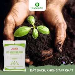 Đất Lavamix Hỗn Hợp Dinh Dưỡng Hữu Cơ Trồng Rau, Hoa, Cây Ăn Trái - Gói 6.5dm3 Chất Lượng Cao, Giữ Ẩm Tốt