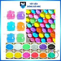 Hạt Nở Tinh Thể 50G - Trang Trí Cây Thủy Sinh và Slime, Kích Thước 13-15mm, Nhiều Màu Sắc Rực Rỡ, An Toàn và Dễ Dùng