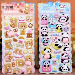 Decal Dễ Thương 3D Kawaii Chó Mèo - Hình Dán Trang Trí Điện Thoại & Laptop, Quà Tặng Sáng Tạo cho Bạn Bè Và Trẻ Em