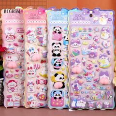 Decal Dễ Thương 3D Kawaii Chó Mèo - Hình Dán Trang Trí Điện Thoại & Laptop, Quà Tặng Sáng Tạo cho Bạn Bè Và Trẻ Em
