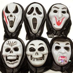 Áo choàng ma cà rồng đỏ đen kèm mặt nạ - Bộ cosplay Halloween thần chết Scream cho tín đồ phim kinh dị