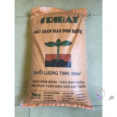 Đất Dinh Dưỡng Tribat 1kg - Giá Thể Chất Lượng Cao Hỗ Trợ Chăm Sóc Cây Trồng và Ươm Mầm Hạt, Phân Bón Tự Nhiên