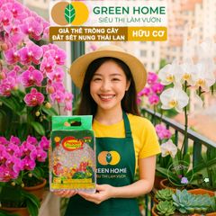 Đất Sét Nung GreenHome 6L Thái Lan - Giải Pháp Hoàn Hảo Cho Sen Đá, Phong Lan và Thủy Canh, Giữ Nước Chống Ngập Úng, Sạch Vô Trùng