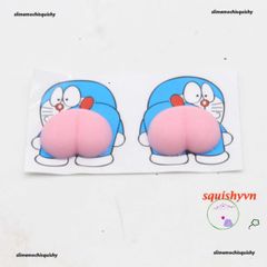 Miếng Dán Silicon Hình Trái Đào - Giảm Stress Cho Mông, Dán Laptop, Xe Máy - Phụ Kiện Thời Trang Siêu Hot