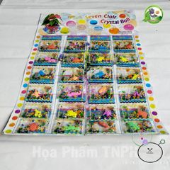 Bộ 24 Gói Hạt Nở Bông Pha Lê Nhiều Màu Sắc - Trang Trí Hồ Cảnh & Đồ Chơi Thú Vị Cho Trẻ Em