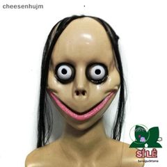 Mặt Nạ Halloween Chữ V Tóc Dài - Trang Trí Tiệc Cosplay và Ngôi Nhà Ma Ám, Chất Liệu ABS Cao Cấp, Thú Vị cho Người Lớn