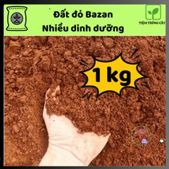 Đất Đỏ Bazan Nguyên Chất 1Kg - Tơi Xốp, Dinh Dưỡng Tốt Cho Cây Cảnh, Rau Sạch, Cải Tạo Đất