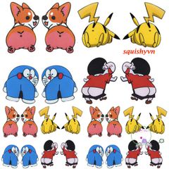 Miếng Dán Quả Đào Silicon Giảm Stress - Sticker Dán Ốp Điện Thoại Ngộ Nghĩnh, Đồ Chơi Squishy Thú Vị, Quà Tặng Độc Đáo