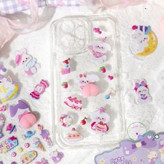 Nhãn Dán Vui Nhộn UMISS - Sticker Trái Đào 3D DIY Hoạt Hình Thú Vị Giúp Giảm Căng Thẳng và Trang Trí Đẹp Mắt