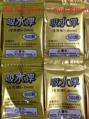 Bộ Hạt Nở Đa Dạng Kích Thước 6mm - 8mm (500 Viên) - Đồ Chơi Trang Trí Sáng Tạo An Toàn Cho Gia Đình