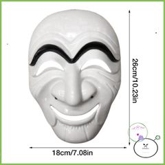 Mặt Nạ Cosplay Money Heist Salvador Dali - Phụ Kiện Halloween và Tiệc Hóa Trang Độc Đáo, Thoáng Khí và Thực Tế
