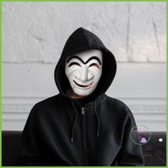 Mặt Nạ Cosplay Money Heist Salvador Dali - Phụ Kiện Halloween và Tiệc Hóa Trang Độc Đáo, Thoáng Khí và Thực Tế