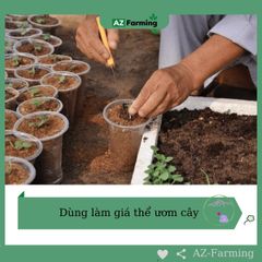 Mụn Dừa Tự Nhiên - Giá Thể Trồng Cây Không Tác Hại Môi Trường Trong Túi Zip 5dm3 - AZ Farming