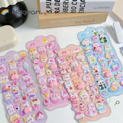 Nhãn Dán Mông Thú ELDGEAN - Hình Dán Động Vật Dễ Thương Gấu Thỏ Kích Thước 24x10cm, Trang Trí Cốc và Đồ Chơi Trẻ Em