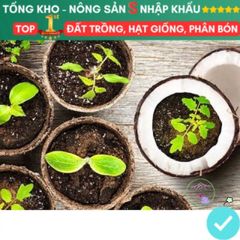 Mụn Xơ Dừa Đã Qua Xử Lý 1kg - Đất Trồng Cây An Toàn Tự Nhiên, Thích Hợp Cho Ươm Mầm Rau, Hoa Và Cây Cảnh