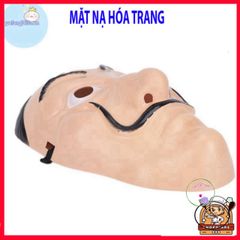 Mặt Nạ Halloween Pufangbliss - Salvador Dali Phong Cách La Casa De Papel - Đồ Trang Trí, Đầu Nhựa Thân Thiện Môi Trường