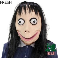Mặt Nạ Ma Quái Momo Kinh Dị - Phụ Kiện Halloween Cho Cosplay, Tiệc Hóa Trang và Trang Trí 22x25cm