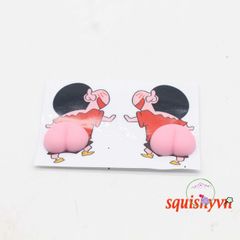 Miếng Dán Mông Đào Siêu Mềm Silicone - Sticker Giảm Stress, Trang Trí Điện Thoại, Quà Tặng Độc Đáo Giá Rẻ 7K