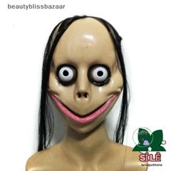 Mặt nạ tóc Halloween MoMo vui nhộn - Trang trí tiệc cosplay thú vị cho Halloween, chất liệu ABS bền đẹp