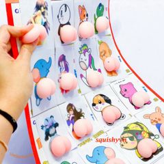 Miếng Dán Silicone Hình Trái Đào Cho Mông - Độc Đáo, Giải Tỏa Căng Thẳng, Món Quà Thú Vị Bạn Bè - Chăm Sóc Cá Nhân