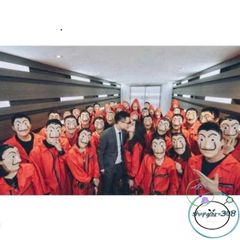Mặt Nạ Salvador Dali Money Heist - Phụ Kiện Hóa Trang Halloween Độc Đáo Cho Bữa Tiệc và Sự Kiện Lễ Hội