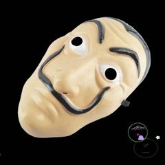 Mặt nạ Cosplay Dali La Casa de Papel - Phụ kiện Halloween độc đáo, nhân vật tiền Heist, chất liệu nhựa, kích thước 26x16cm