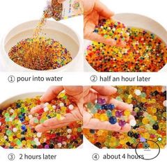 Hạt Tinh Thể Slime 500G - Hạt Nở Trang Trí Hoa Cảnh Sáng Tạo, Đồ Chơi Gợi Ký Tưởng Cho Trẻ Em