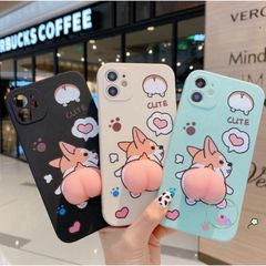 Bộ 2 Sticker Hình Mông Đáng Yêu 3D - Dán Trang Trí Xe, Tủ Lạnh, Điện Thoại & Cửa Chống Va Đập - Quà Tặng Dễ Thương