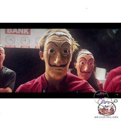 Mặt Nạ Hóa Trang Salvador Dali - Lấy Cảm Hứng Từ La Casa De Papel - Phụ Kiện Halloween Độc Đáo Cho Nam Nữ