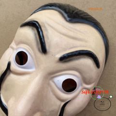 Mặt Nạ Queen Salvador Dali - Phụ Kiện Hóa Trang Money Heist Thú Vị Cho Halloween và Tiệc Giáng Sinh
