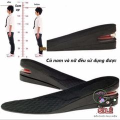 Bộ Đệm Giày Tăng Chiều Cao 3cm, 5cm, 7cm - Lót Giày Thoải Mái cho Nam Nữ, Tăng Cường Tự Tin và Tiện Lợi khi Di Chuyển