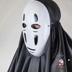 Bộ đồ cosplay bí ẩn - Áo choàng đen và mặt nạ vô diện cho người lớn và trẻ em - Thời trang độc lạ, tiện lợi cho các dịp lễ hội