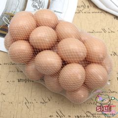 Bộ 10 Trứng Gà Giả Bằng Nhựa - Mô Hình Đào Tạo Cho Gà Tre, Trứng Mồi An Toàn Dành Cho Gia Cầm, Đồ Chơi Giáo Dục Sáng Tạo