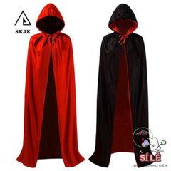 Áo Choàng Vương Giả Đỏ - Trang Phục Halloween cho Phù Thủy và Cosplay Cướp Biển - Bộ Phụ Kiện Vương Miện Hấp Dẫn