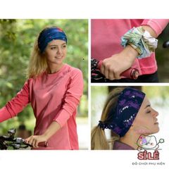 Khăn ống thời trang linh hoạt - Thiết kế ngẫu nhiên cho mọi hoạt động, phù hợp cho công sở và dạo phố, chất liệu bền đẹp.