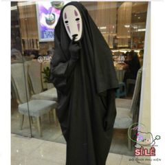 Bộ trang phục Vô Diện phong cách hoạt hình Nhật Bản - Quần, Áo, Găng tay và Mặt nạ cho cosplay và tiệc hóa trang