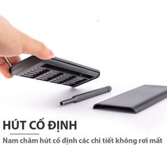 Bộ 24 Tua Vít Nam Châm Chất Liệu Thép Từ Tính Cao Cấp - Dụng Cụ Sửa Chữa Điện Tử, Máy Móc Cỡ Nhỏ