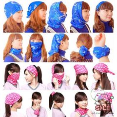 Khăn Đa Năng Co Giãn Thể Thao - Khăn Turban Chạy Bộ & Phượt, Giao Hàng Ngẫu Nhiên, Phụ Kiện Thời Trang Đa Dụng