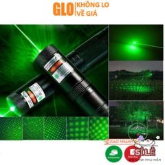Đèn Pin Laser 303 & 009 - Ánh Sáng Mạnh Mẽ 2.000M, Nhiều Màu Xanh Đỏ Tím, Kèm Phụ Kiện Chiếu Sao và Sạc Pin Thông Minh
