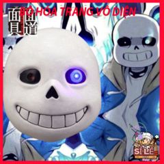 Mặt Nạ Cá Xanh Sans Undertale - Phụ Kiện Cosplay Độc Đáo, Chất Liệu Latex An Toàn, Dành Cho Lễ Hội Halloween và Sự Kiện Hóa Trang