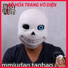 Mặt Nạ Cá Xanh Sans Undertale - Phụ Kiện Cosplay Độc Đáo, Chất Liệu Latex An Toàn, Dành Cho Lễ Hội Halloween và Sự Kiện Hóa Trang