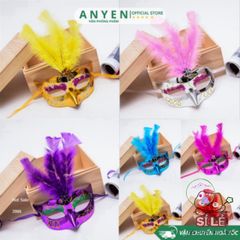 Mặt Nạ Halloween Bướm Trơn Nửa Mặt Độc Đáo - Phụ Kiện Tiệc Tùng, Tạo Ấn Tượng Cho Mọi Dịp Lễ Hội