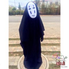 Bộ Trang Phục Cosplay Vô Diện Kaonashi 'Spirited Away' cho Trẻ em và Người Lớn - Áo Choàng và Mặt Nạ Hóa Trang Anime Chất Lượng Cao